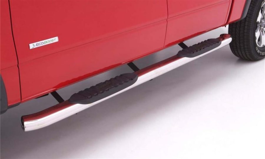 LUND 23789010 Stainless Steel Polished 5 INCH Inch Oval Curved Nerf Bars for 2019 Ford Ranger SuperCrew
