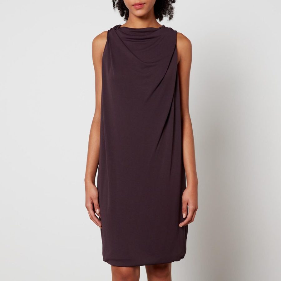 Lanvin Draped Jersey Dress - FR 38/UK 10