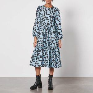 Stella Nova Stefania Seersucker Cotton Dress - DK 36/UK 10