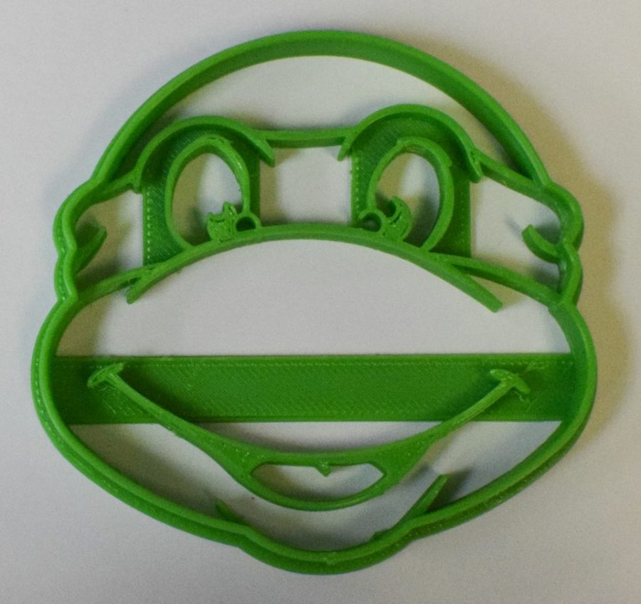 TMNT Teenage Mutant Ninja Turtle Theme Face Cookie Cutter Made in USA PR484