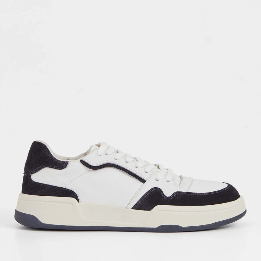 Vagabond Cedric Contrast Leather Basket Trainers - UK 6.5