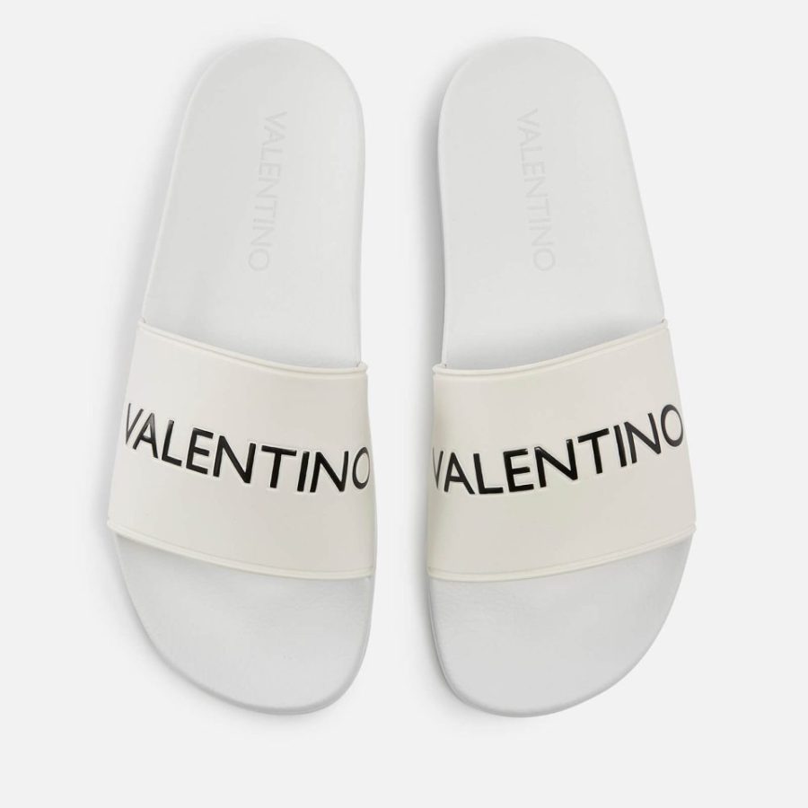 Valentino Xenia Logo Rubber Slides - UK 3.5