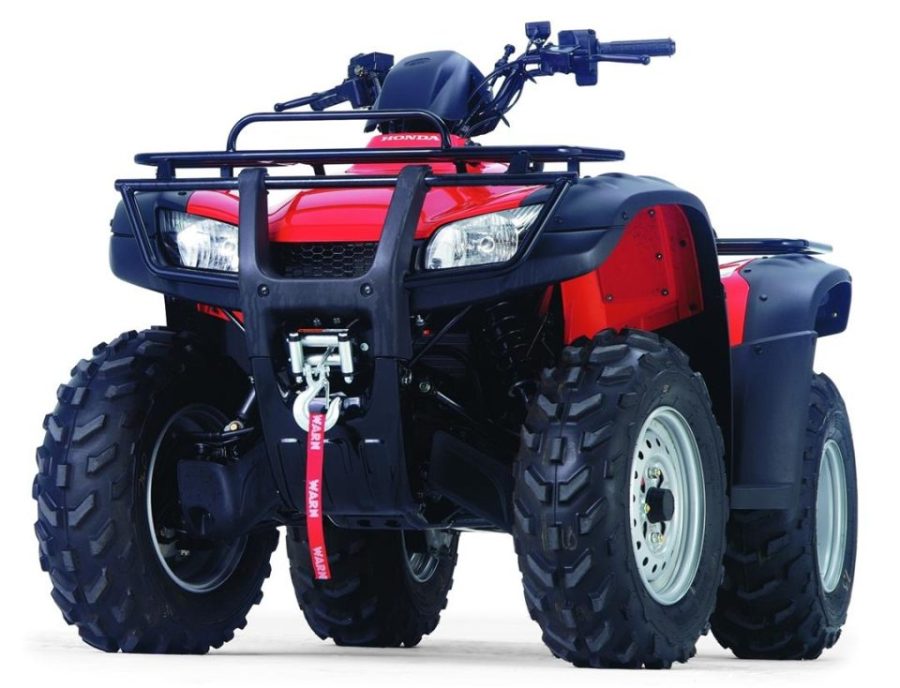 WARN 68852 Winch Mount Kit for Honda FourTrax Rancher TRX350 and TRX400 ATVs , BLACK