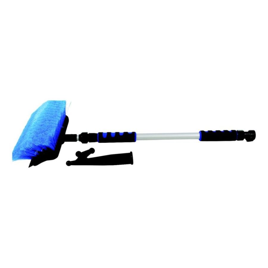 ATTWOOD 118072 11807-2 Deluxe Boat Deck Brush Kit with Flow-Through Brush Head and Squeegee