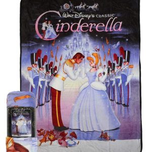 Classic Cinderella Micro Raschel Throw Blanket