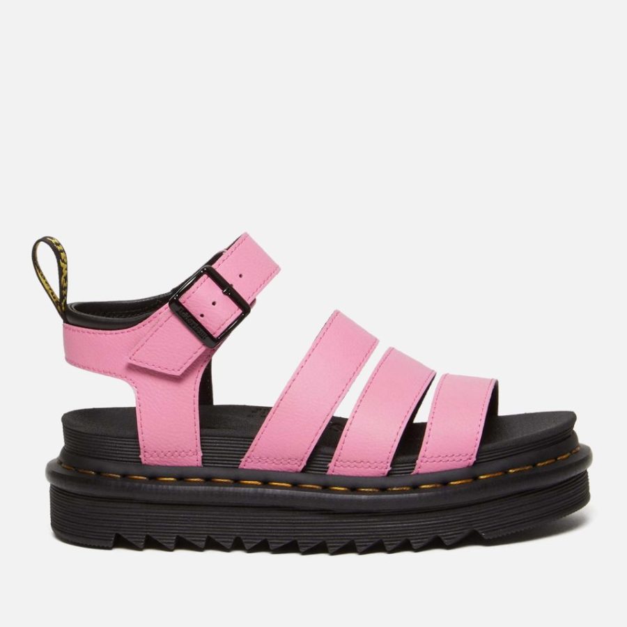 Dr. Martens Women's Blaire Leather Strappy Sandals - Fondant Pink - UK 3