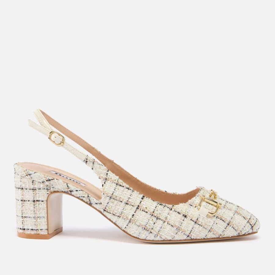 Dune Women's Choices Tweed Slingback Courts Heels - UK 3