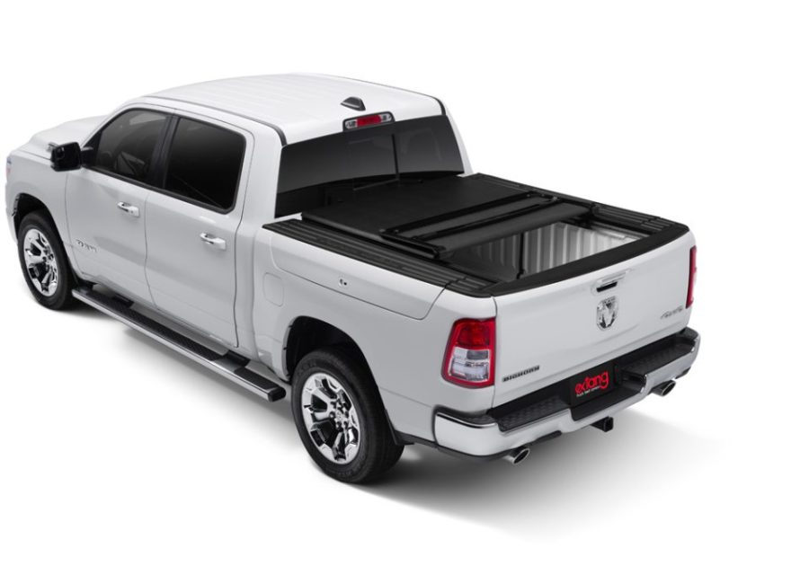 EXTANG 92424 RealTruck Trifecta 2.0 Soft Folding Truck Bed Tonneau Cover | | Fits 2019 - 2024 Dodge Ram 1500 w/Rambox w/ and w/o Multi-Function (Split) Tailgate 5FT 7 INCH Bed (67.4 INCH)