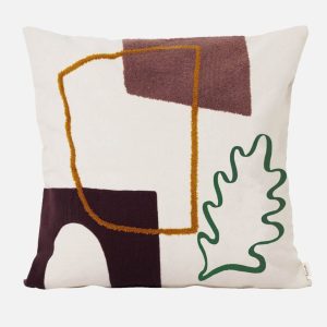 Ferm Living Mirage Cushion - Leaf