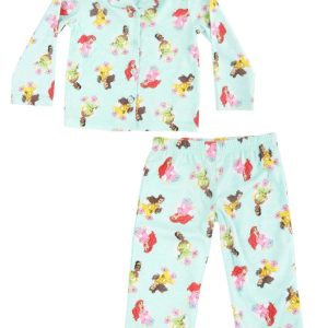 Girl's Toddler Multi Princess Coat Sleep Set