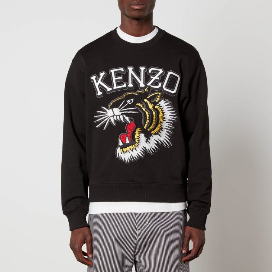 KENZO Varsity Jungle Cotton-Jersey Sweatshirt - S