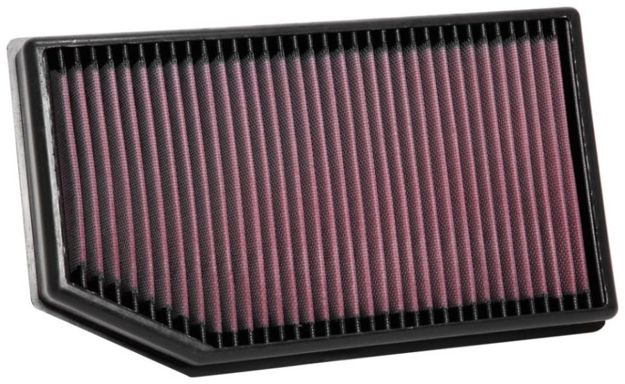 K&N FILTER 335076 Engine Air Filter: Increase Power & Towing, Washable, Premium, Replacement Air Filter: Compatible with 2018-2021 Jeep Wrangler JL and Gladiator, 33-5076