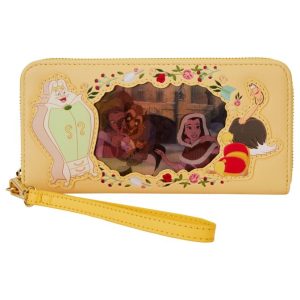 Loungefly Beauty and the Beast Princess Series Wristlet