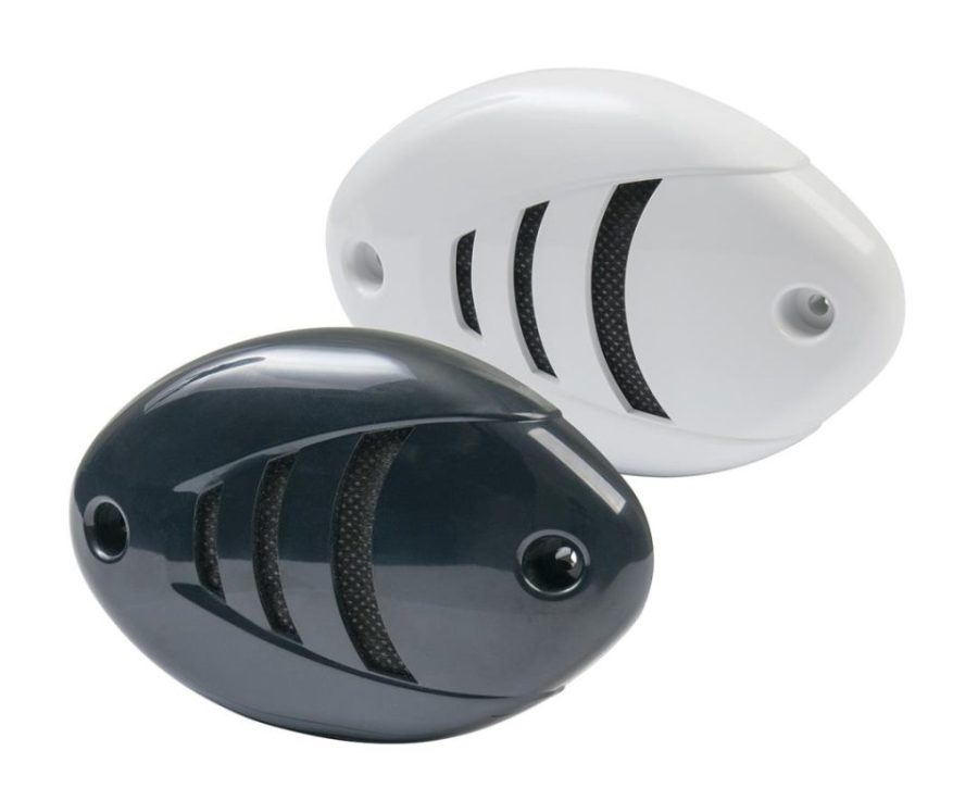 MARINCO 10080 12V Drop-in Low Profile Horn with Black and White Grills