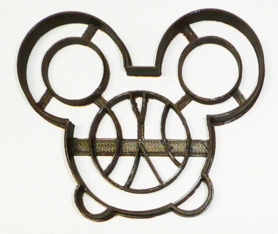 Mickey Mouse Head Pretzel Snack Food Cartoon Character Cookie Cutter USA PR3305