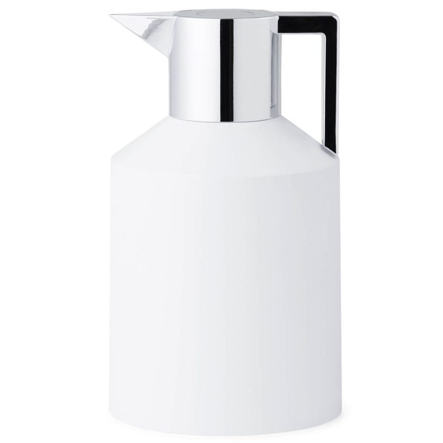 Normann Copenhagen Geo Vacuum Jug - White/Silver - 1.5L