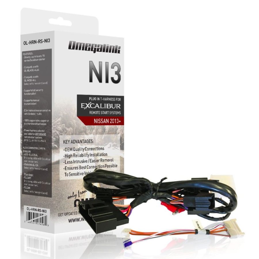 OMEGA / EXCALIBUR OL-HRN-RS-NI3 Excalibur Analog T-Harness for Select Nissan Models