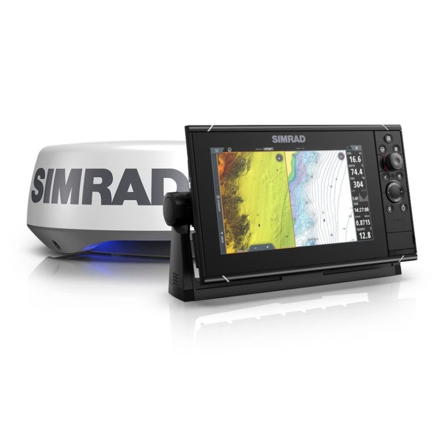 SIMRAD 000-15554-001 NSS9 evo3s Radar Bundle C-Map Enhanced and Halo20+