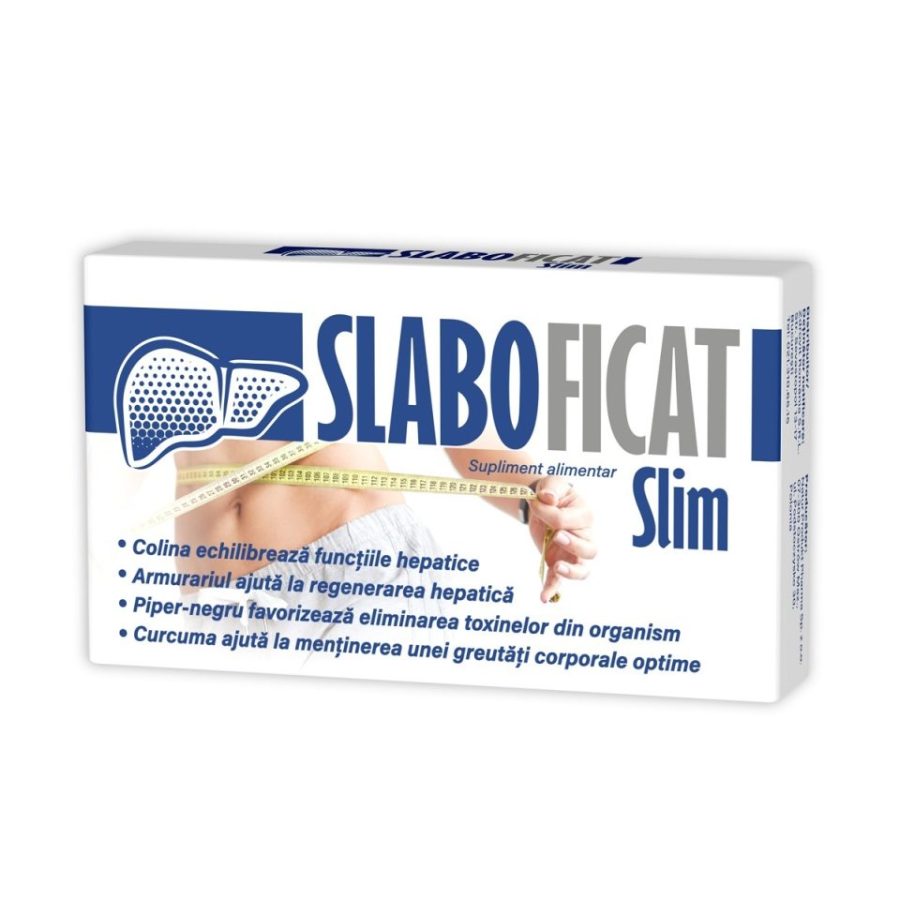 SlaboFicat Slim, 30 cps, Weight Loss and Liver Protection, New!