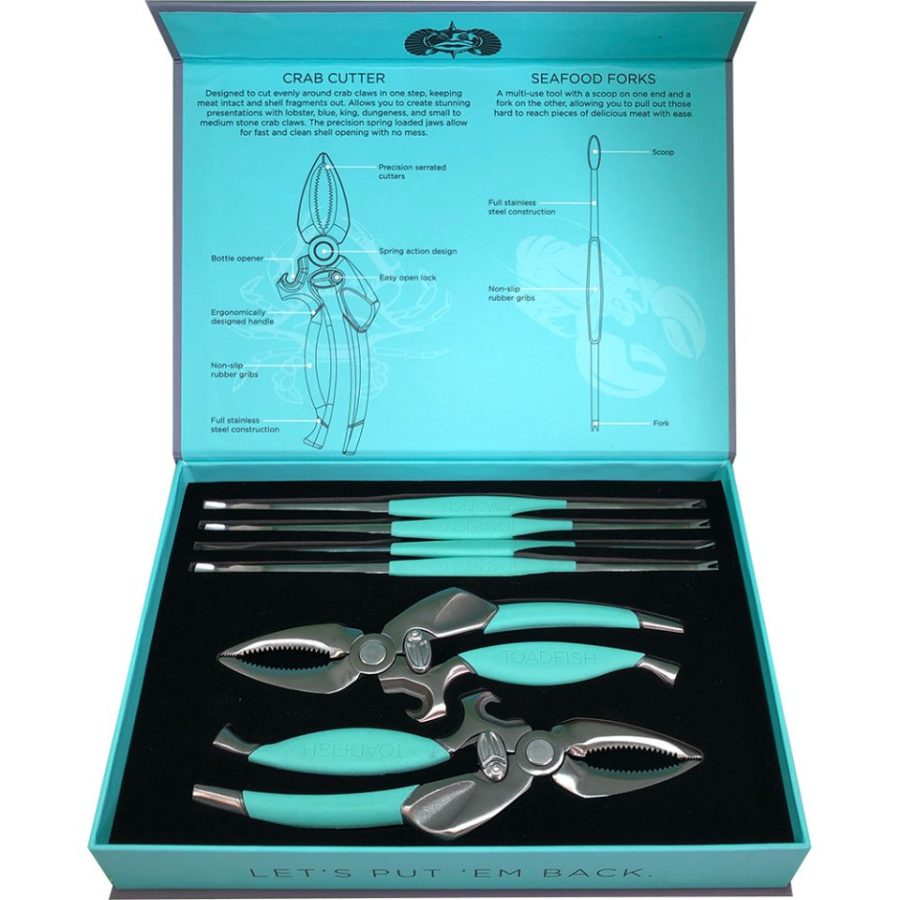 TOADFISH 1022 CRAB AND LOBSTER TOOL SET - 2 CRAB CUTTERS