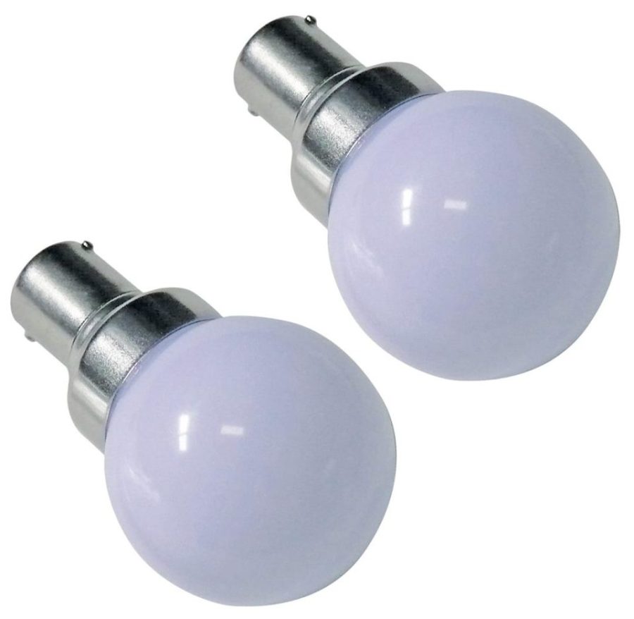 VALTERRA DG726151VP Diamond 1141, 1156 and 2099 LED Vanity Bulb Replacement, 275LUM, 3500K.19A, 20W (2 Pack) - Warm White