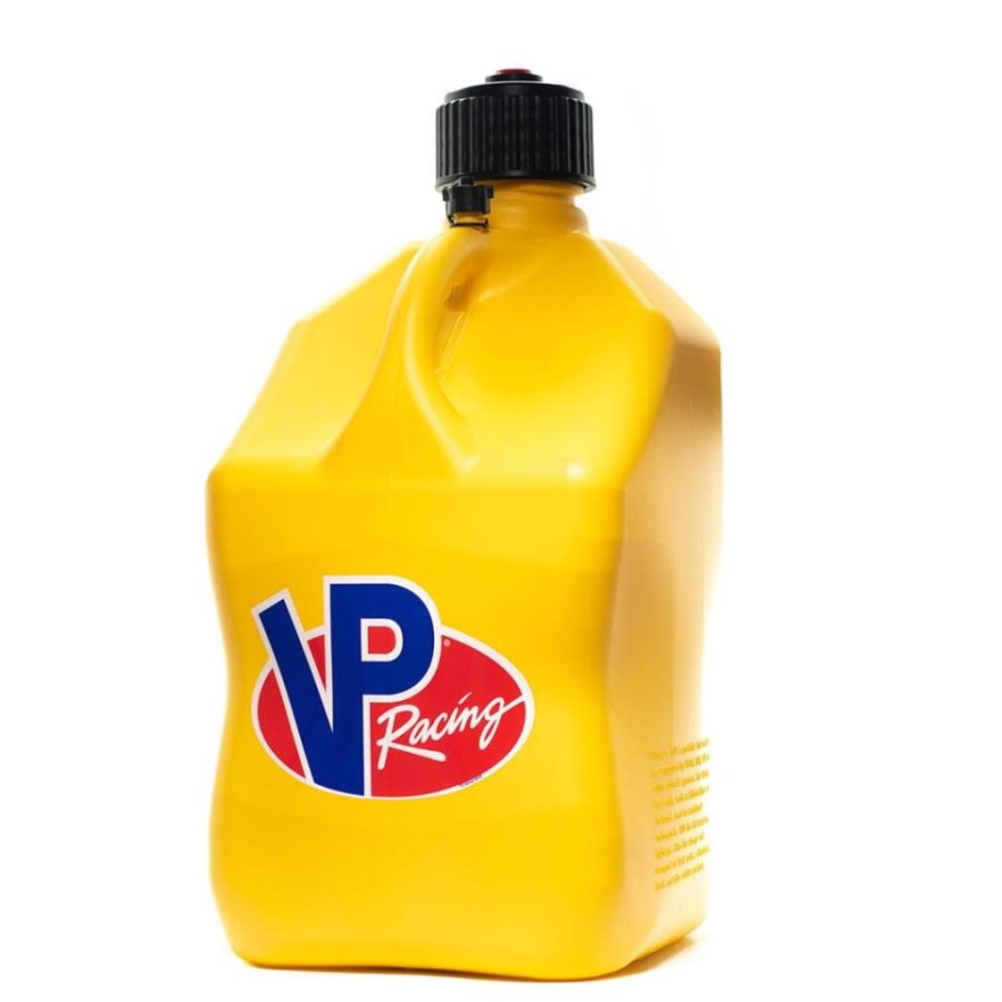 VP FUEL 3552CA 5.5 Gallon Motorsport Racing Liquid Container Utility Jug Can with Contoured Handle, Multipurpose Cap and Rubber Gaskets, Yellow