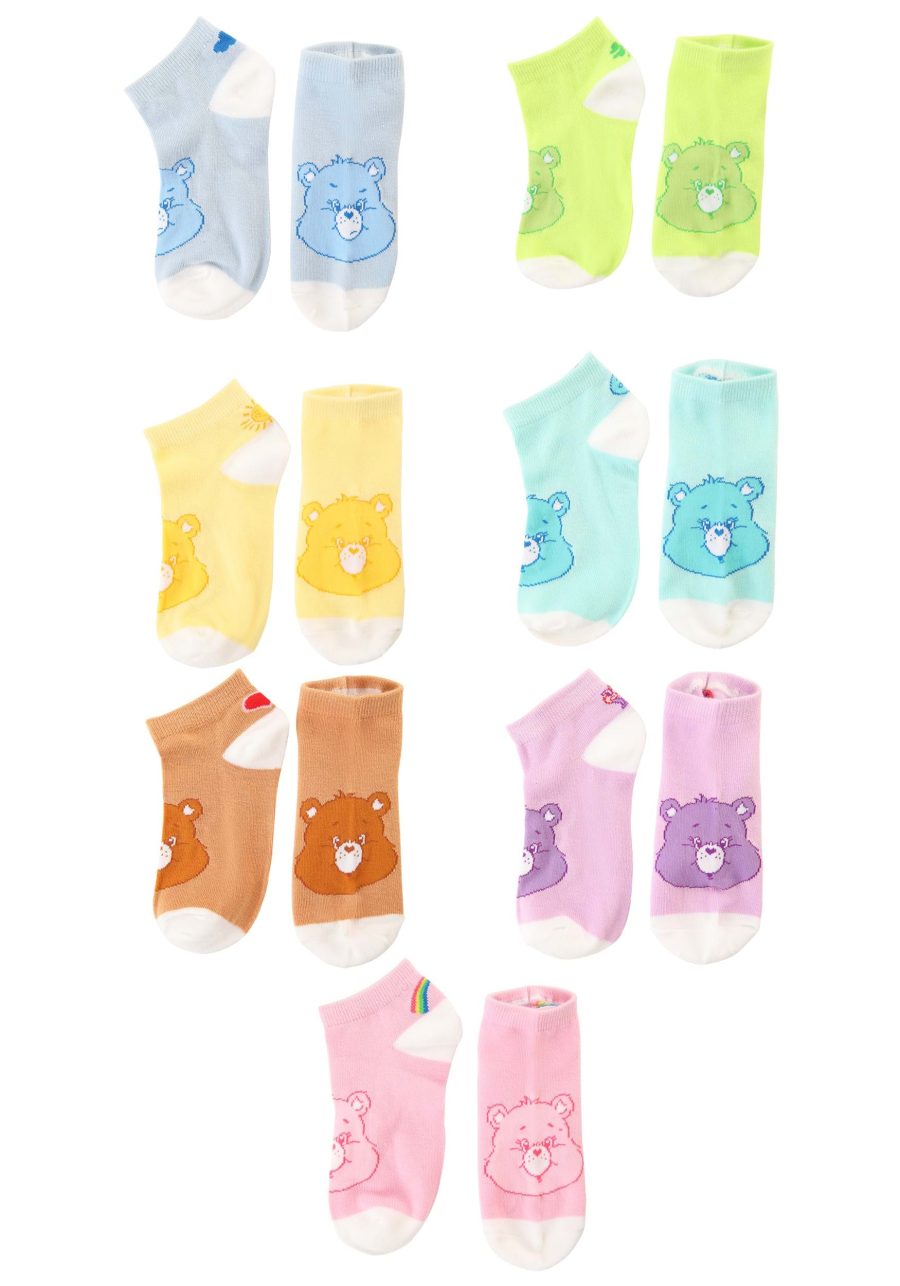 Adult Care Bears Faces Sock Pack