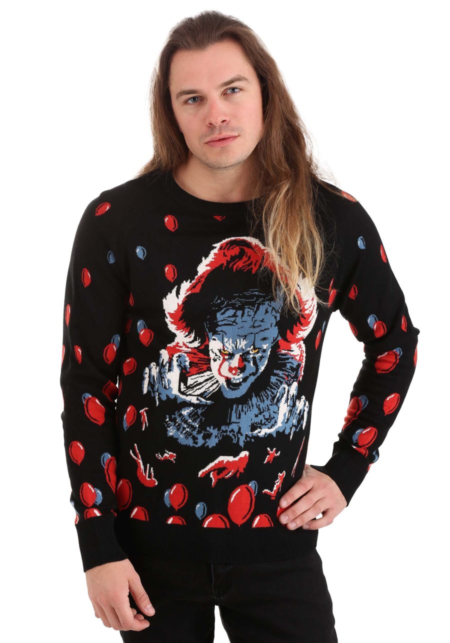 Adult IT (2019) Pennywise Ugly Sweater