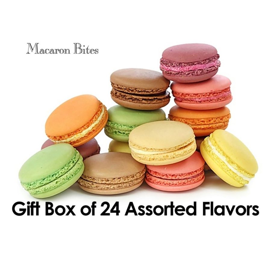 Assorted Macarons Gift Box of 24 Delights