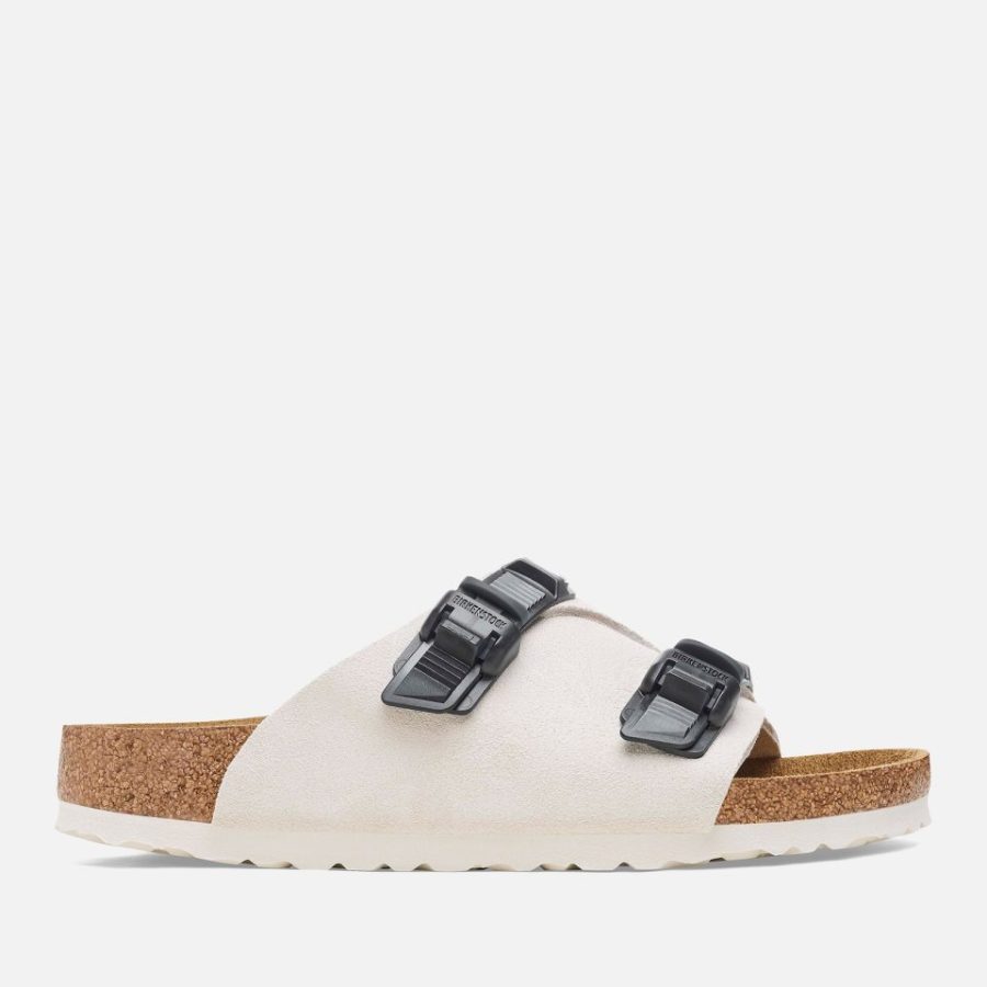 Birkenstock Men's Zurich Tech Slide Sandals - Antique White - UK 7