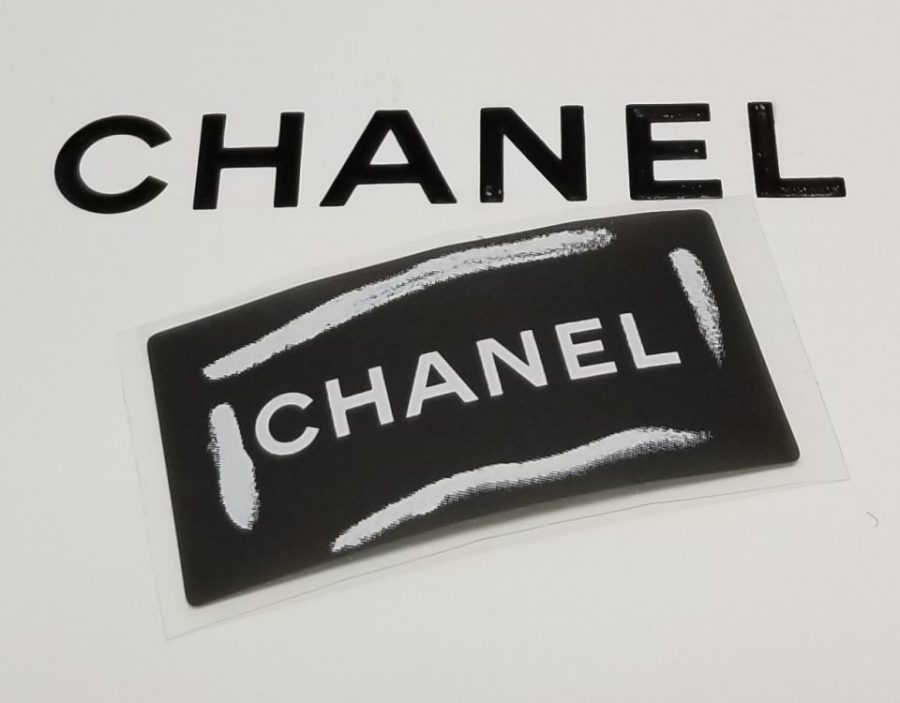 CHANEL SEAL/GIFT STICKERS IN BOLLORE STYLE × LOT OF 3 STICKERS