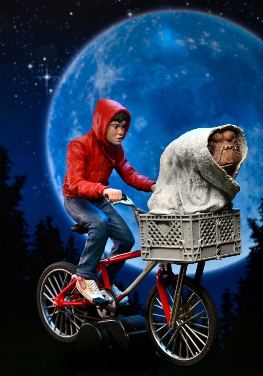 E.T. 40th Anniv. Elliott & E.T. on Bicycle Action Figure