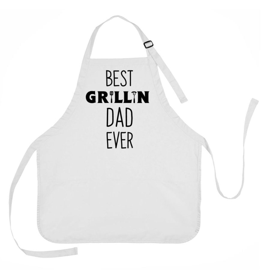 Father's Day Apron, Best Grillin Dad Ever Apron, Dad's Grilling Apron