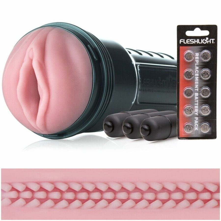 Fleshlight Vibro Pink Lady Touch Masturbator with Free Shipping