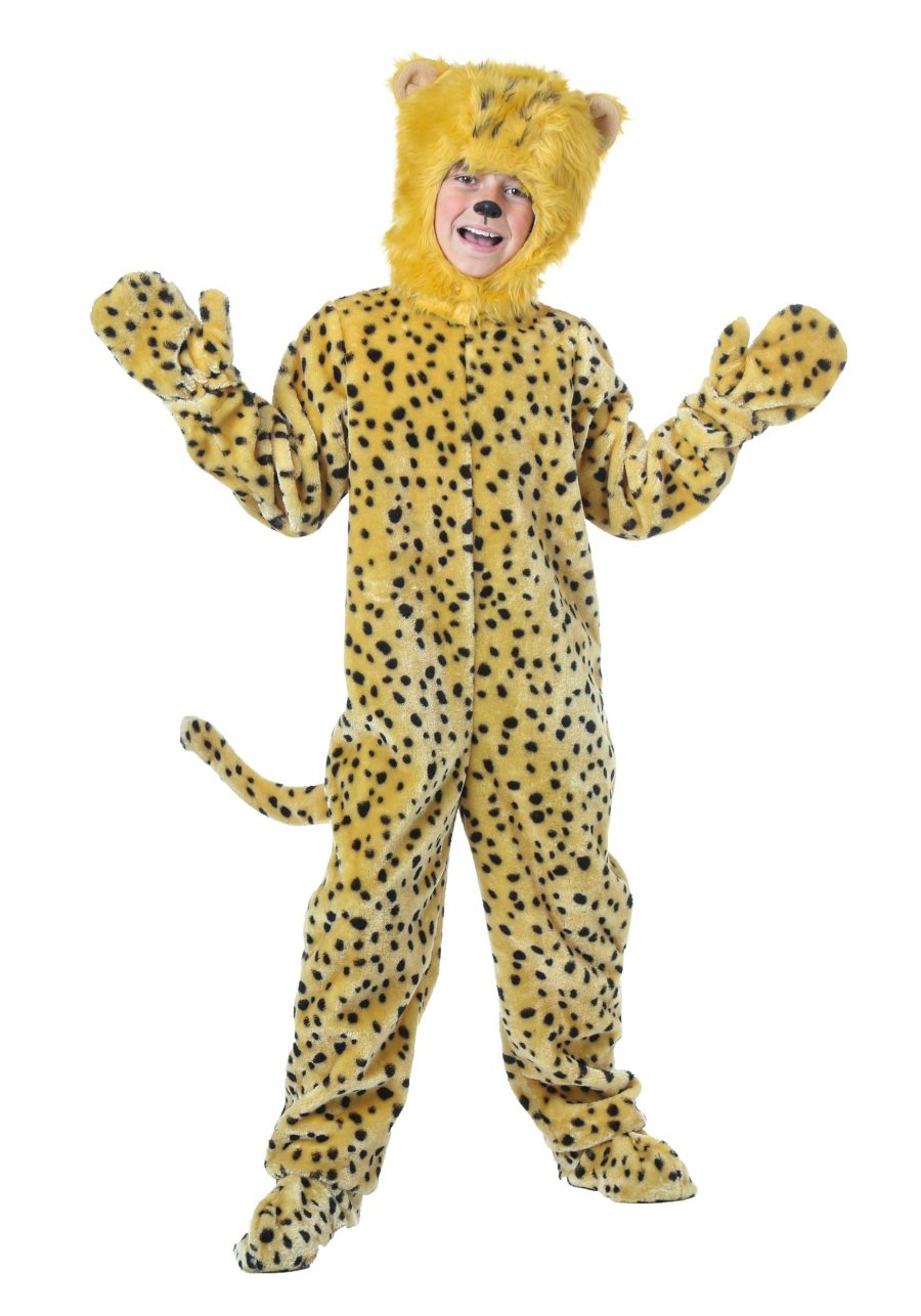 Fuzzy Cheetah Kid's Costume
