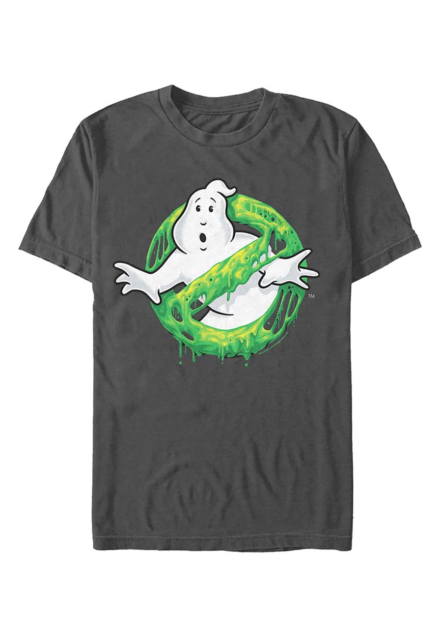 Ghostbusters Glow in the Dark Slimy Logo Adult T-Shirt