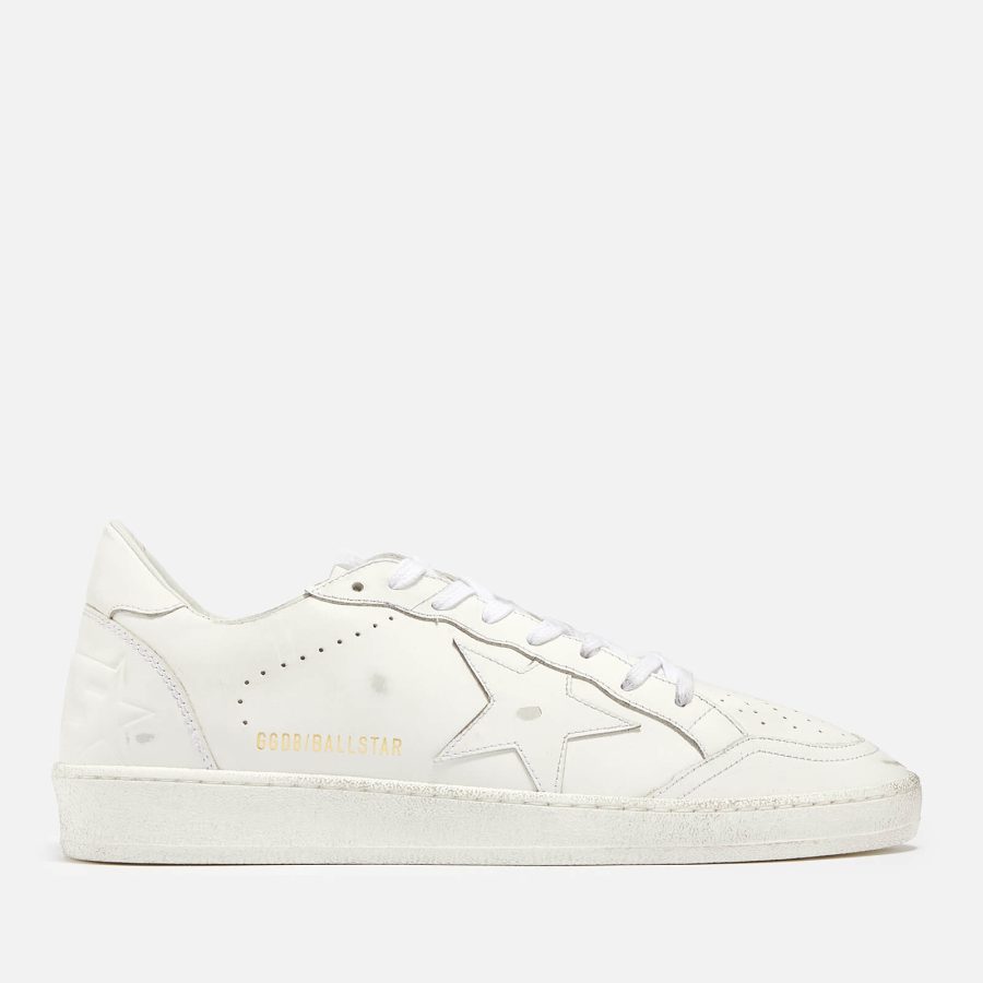 Golden Goose Men's Ball Star Leather Trainers - UK 8