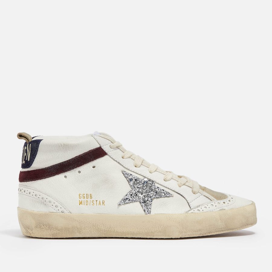Golden Goose Women's Mid Star Leather and Suede Trainers - UK 4