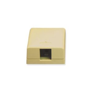 ICC IC107SB1IV SURFACE BOX 1PT Ivory