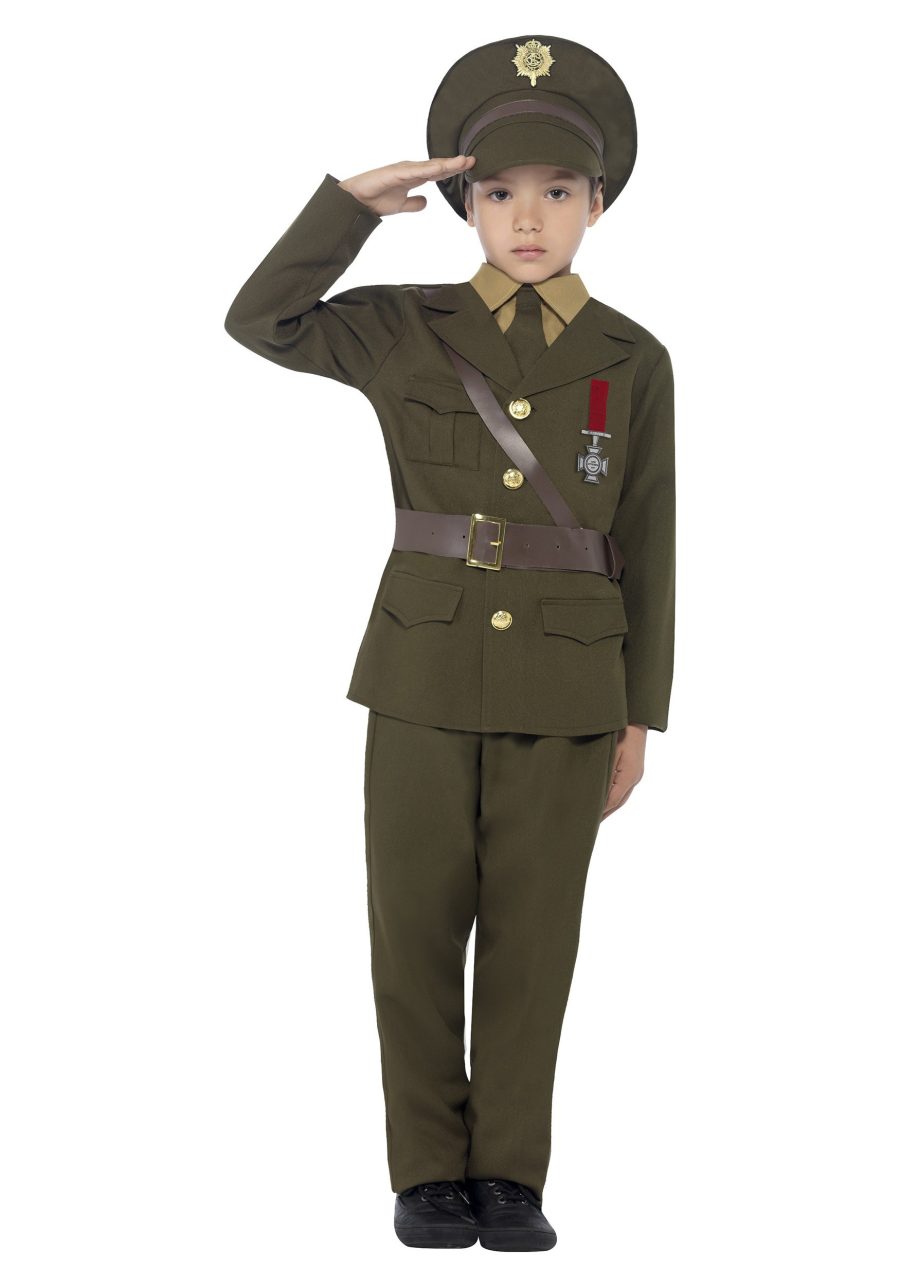 Kid's Army Officer Costume