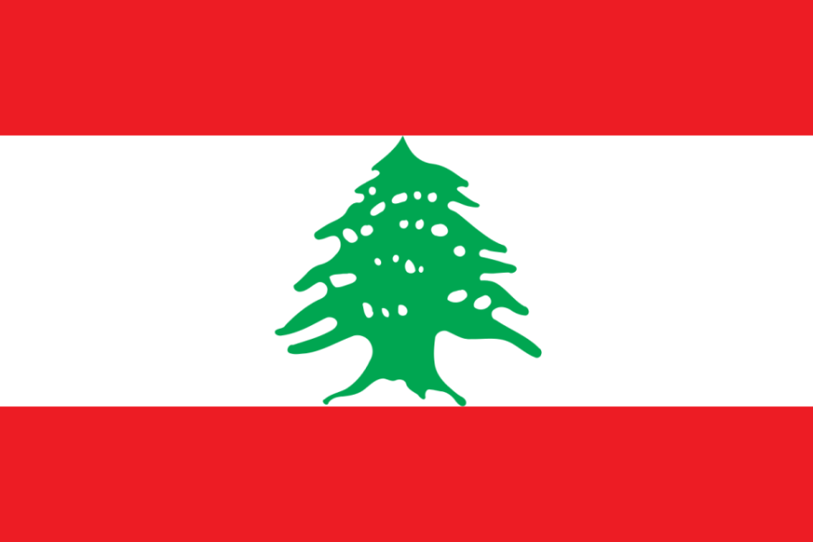 Lebanon Flag - 4x6 Inch