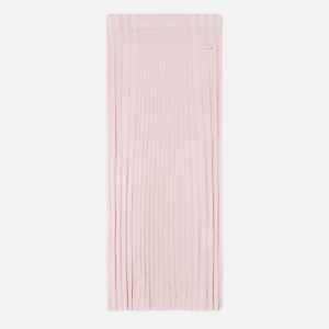 Maison Kitsuné Baby Fox Patch Cotton Blend Ribbed Midi Skirt - XS