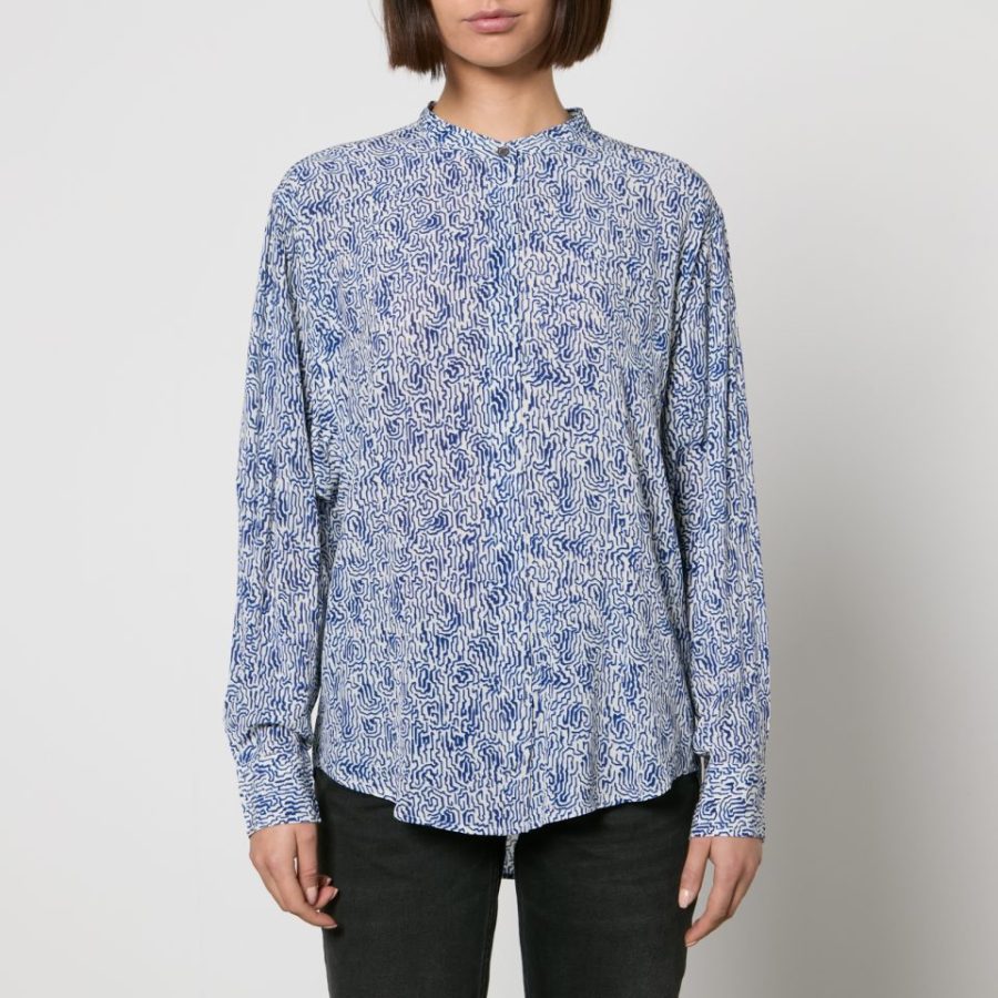 Marant Etoile Catchell Printed Chiffon Shirt - FR 34/UK 6