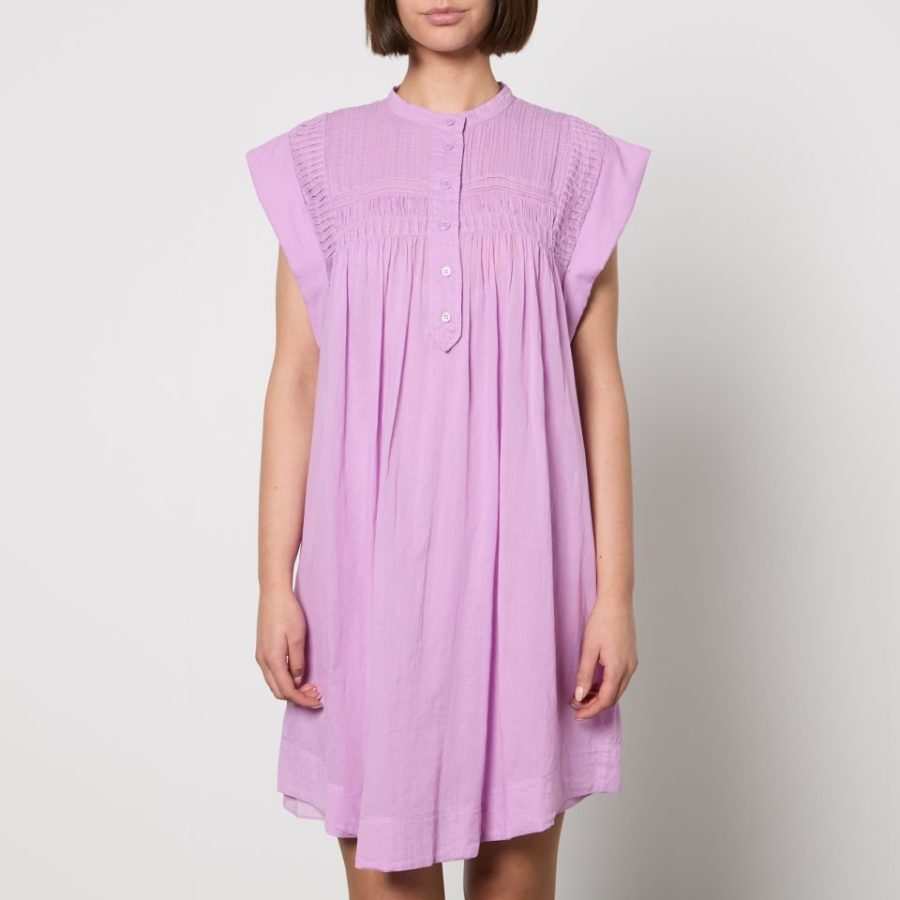 Marant Etoile Leazali Cotton-Voile Mini Dress - FR 34/UK 6