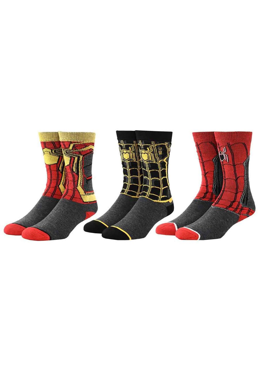 Marvel Spider-Man No Way Home 3 Pair Crew Socks