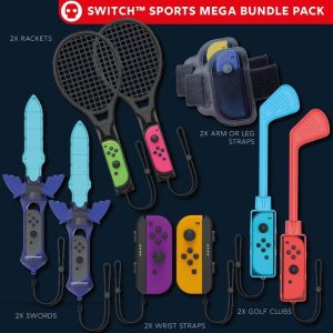 Numskull Nintendo Switch Sports Accessories Mega Bundle Pack