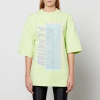 P.E Nation Alignment Oversized Printed Organic Cotton-Jersey T-Shirt - XS