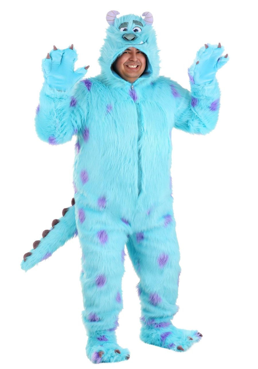 Plus Size Hooded Monsters Inc Adult Sulley Costume
