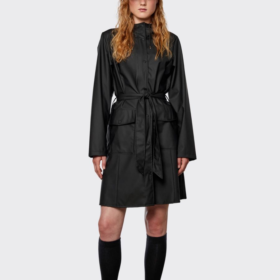 Rains Women's Curve Jacket - Black - XL