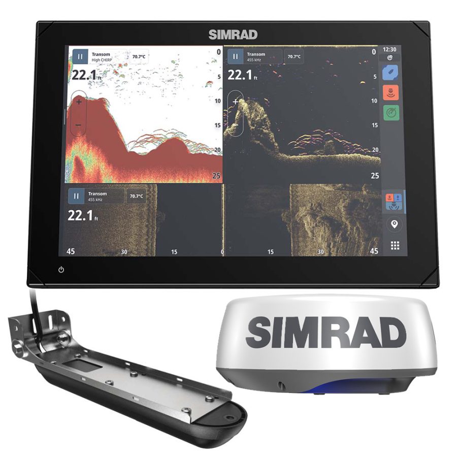 SIMRAD 000-15378-001 NSX 3012 RADAR BUNDLE HALO20+ AND ACTIVE IMAGING